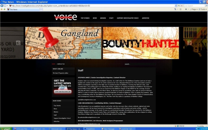Ivestigative Voice on the web